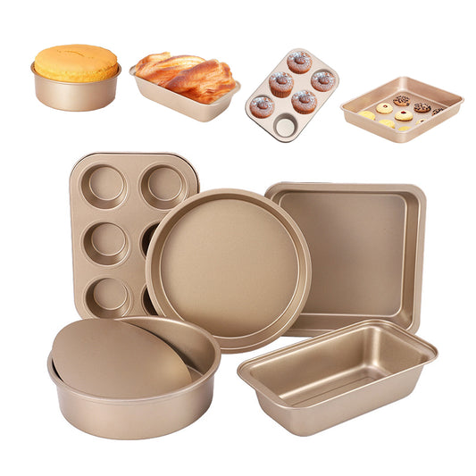 5Pcs Bakeware Set Nonstick Oven Pan for Kitchen