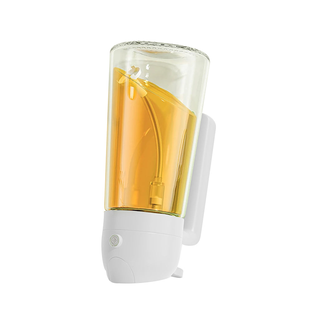 2 in 1 Oil Sprayer 470ML Oil Dispenser Bottle for Kitchen White