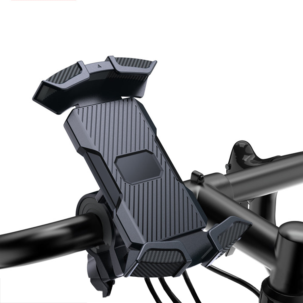 Mobile Phone Mount Holder with Handlebar Clamp for Motorcycle Bicycle