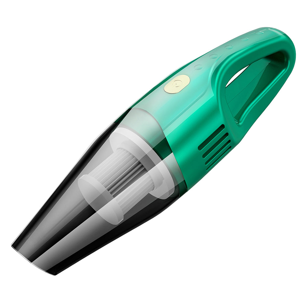 Portable Car Wireless Vacuum Cleaner Handheld Vacuum for Car Home Green