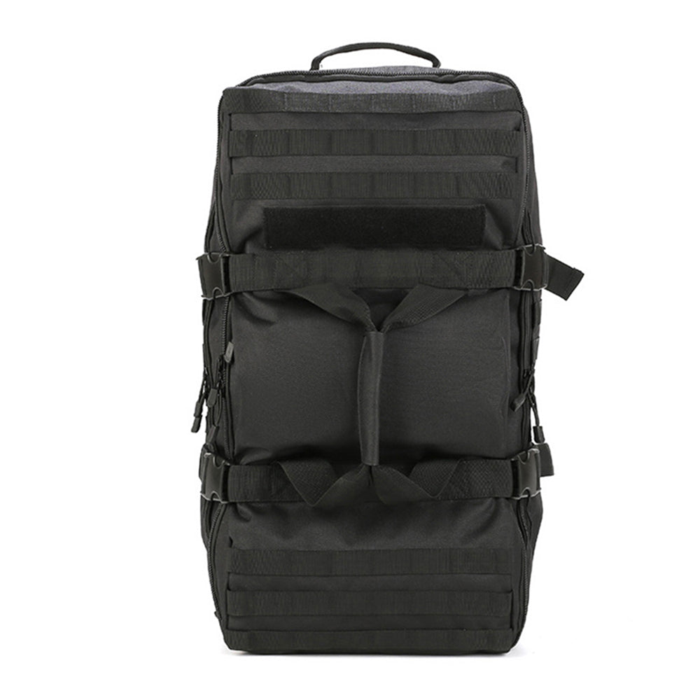 75L Military Tactical Backpack 3-in-1 Backpack Duffle Bag Messenger Pack Black