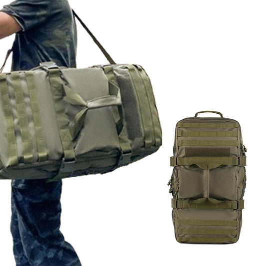 75L Military Tactical Backpack 3-in-1 Backpack Duffle Bag Messenger Pack Green