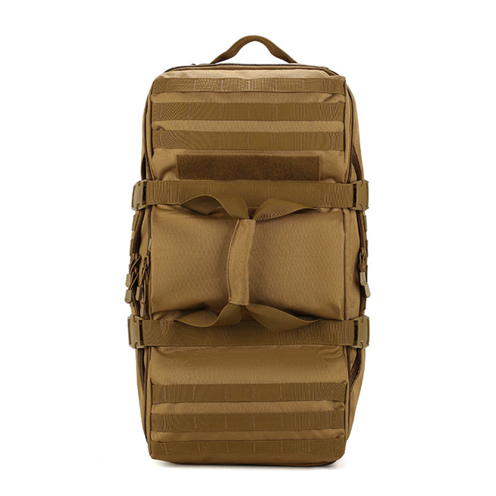 75L Military Tactical Backpack 3-in-1 Backpack Duffle Bag Messenger Pack Khaki