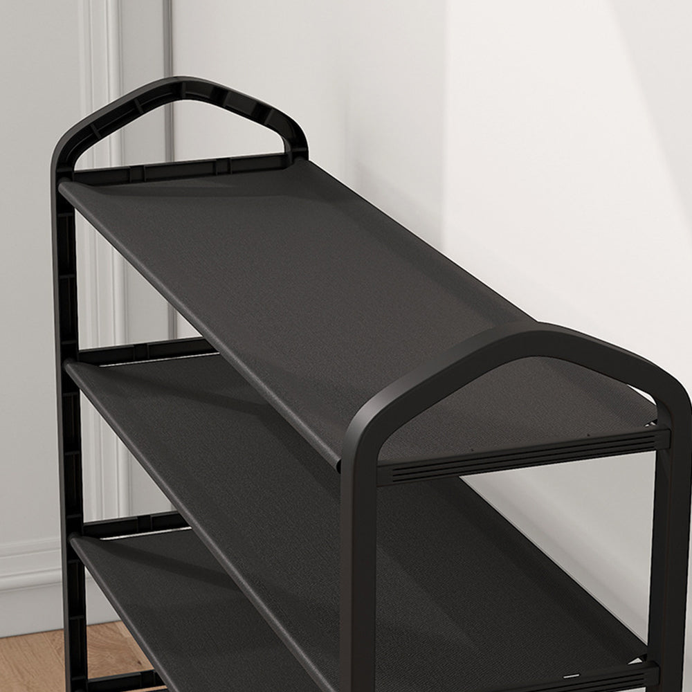 4-Tier Non Woven Fabric Shoe Shelf Rack Space Saving Stand Storage Organizer