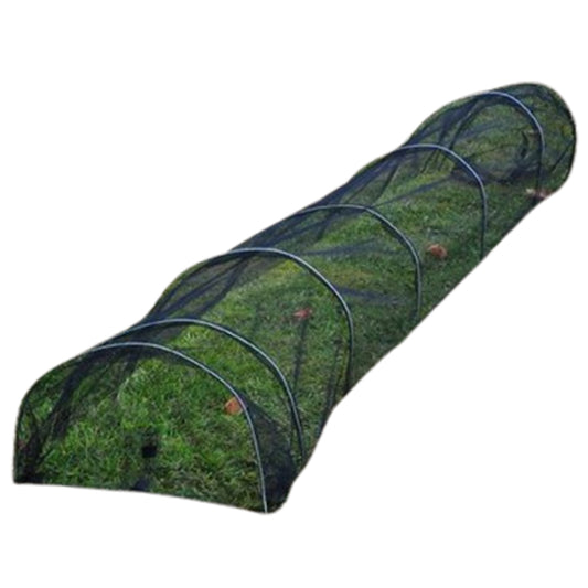 Black Grow Tunnel Net Mesh Plant Cover for Protection Against Birds