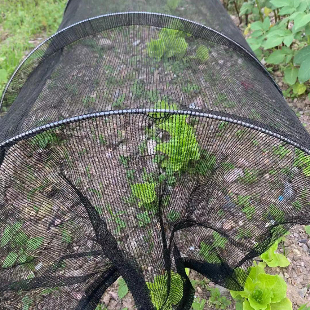 Black Grow Tunnel Net Mesh Plant Cover for Protection Against Birds