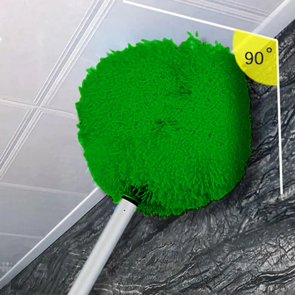 Ceiling Fan Cleaner Duster Flexible Detachable Handle Dust Cleaner Green