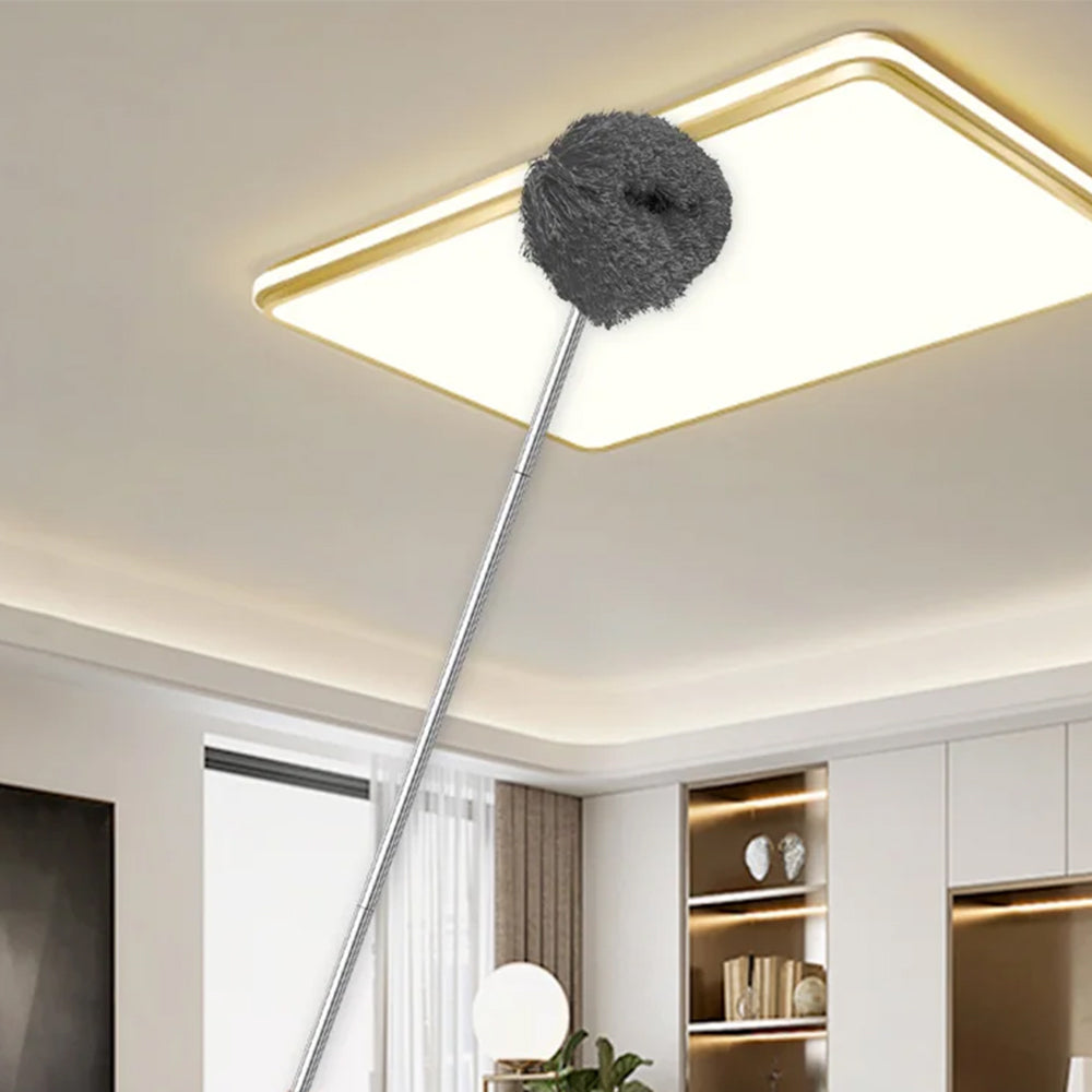 Ceiling Fan Cleaner Duster Flexible Detachable Handle Dust Cleaner Grey