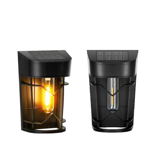 Solar Fence Light Water-resistant Outdoor Wall Lamp for Garden Patio Decor
