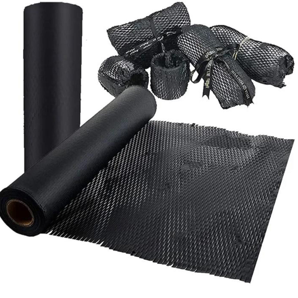 Honeycomb Eco Friendly Packing Paper Cushioning Anti-Collision Black