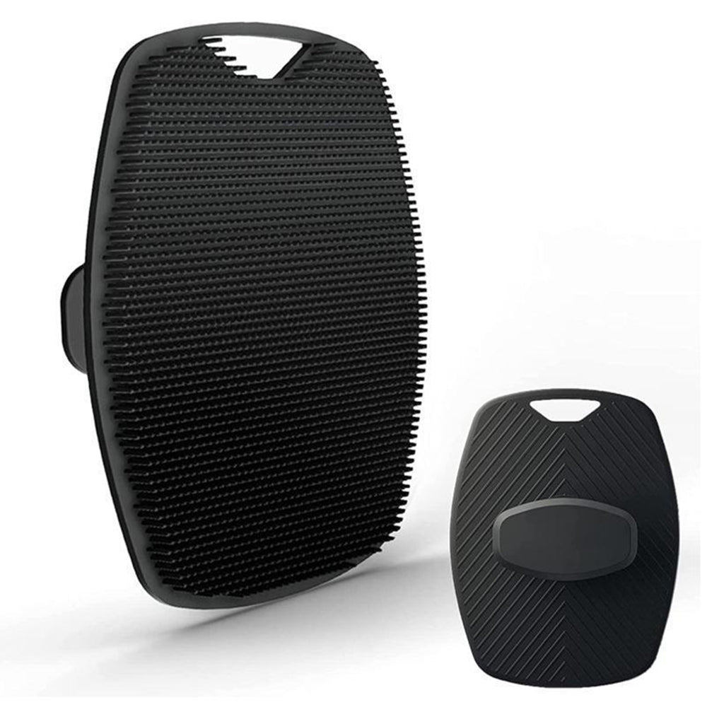 Silicone Body Scrubber Soft Exfoliating Shower Body Brush Black