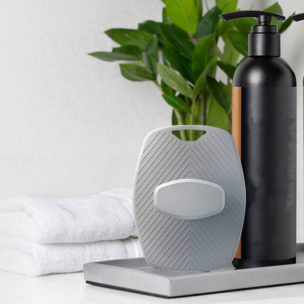 Silicone Body Scrubber Soft Exfoliating Shower Body Brush Grey