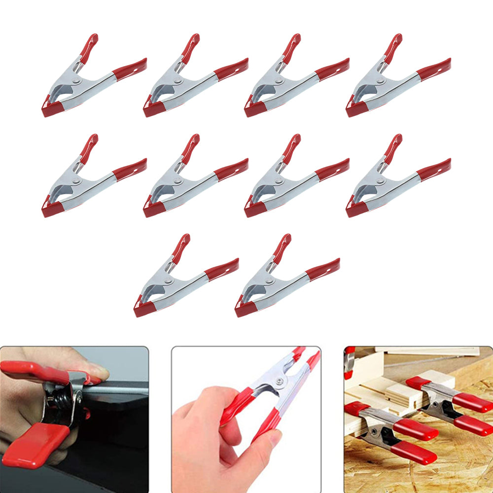 10Pcs 6inch Heavy Duty Metal Spring Clamps for Wood Working