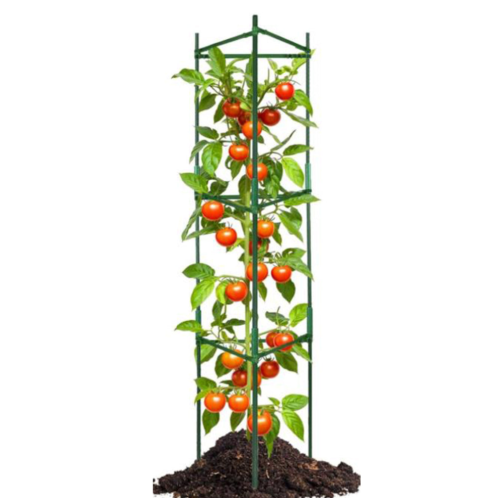 3-Tier Tomato Cage Stake Arms Plant Stem Support for Garden