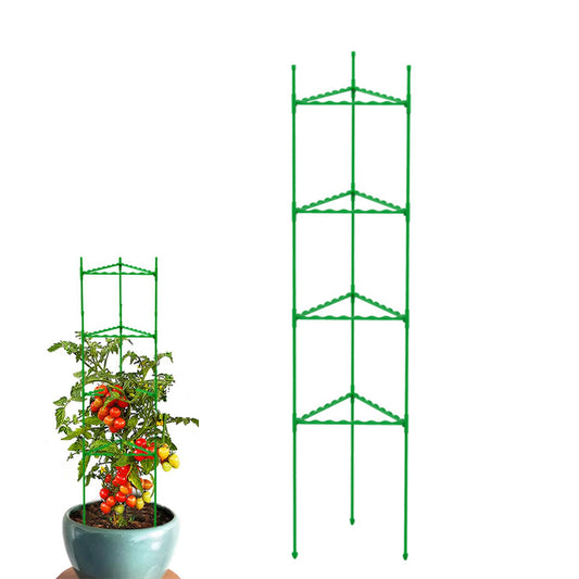 4-Tier Tomato Cage Stake Arms Plant Stem Support for Garden