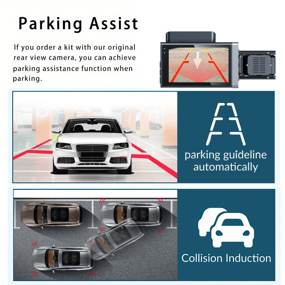 Dash Cam for Car with WiFi HD 1080P Night Vision Gravity Sensor Dash
