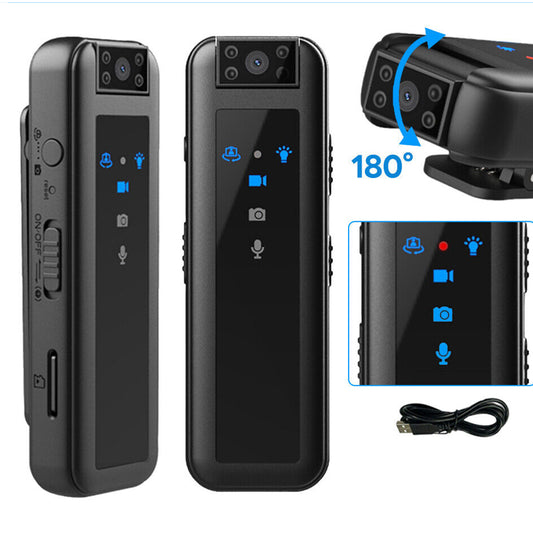 Body Camera 1080P Portable Video Audio Recorder Night Vision Cam