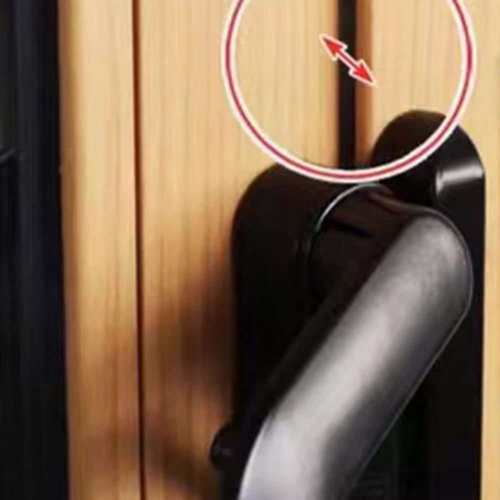 Sliding Door Lock Handle Security Door Locks Set with Keys Black