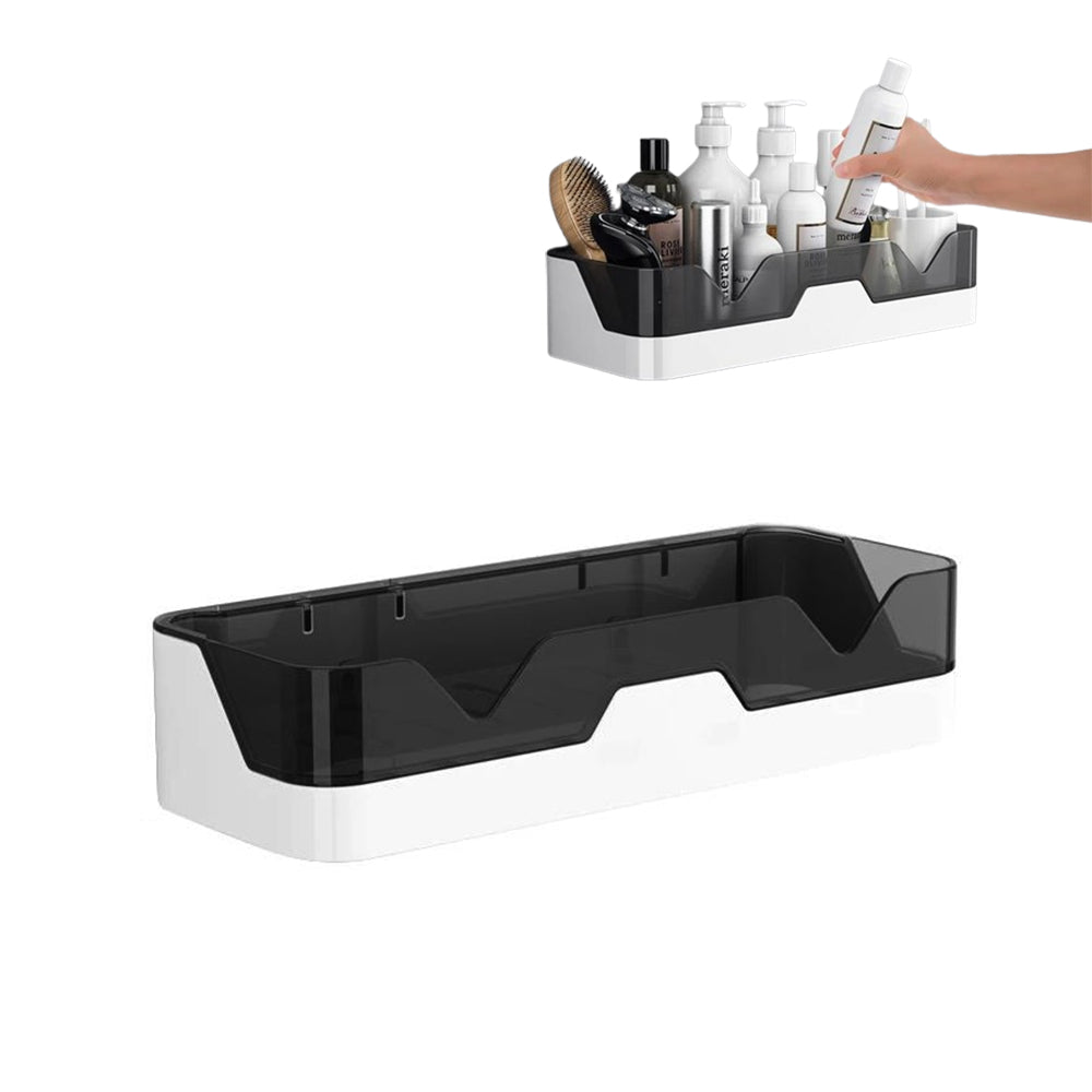 Wall Mount Bathroom Shower Caddy No Drilling Double Layer Shower Shelf