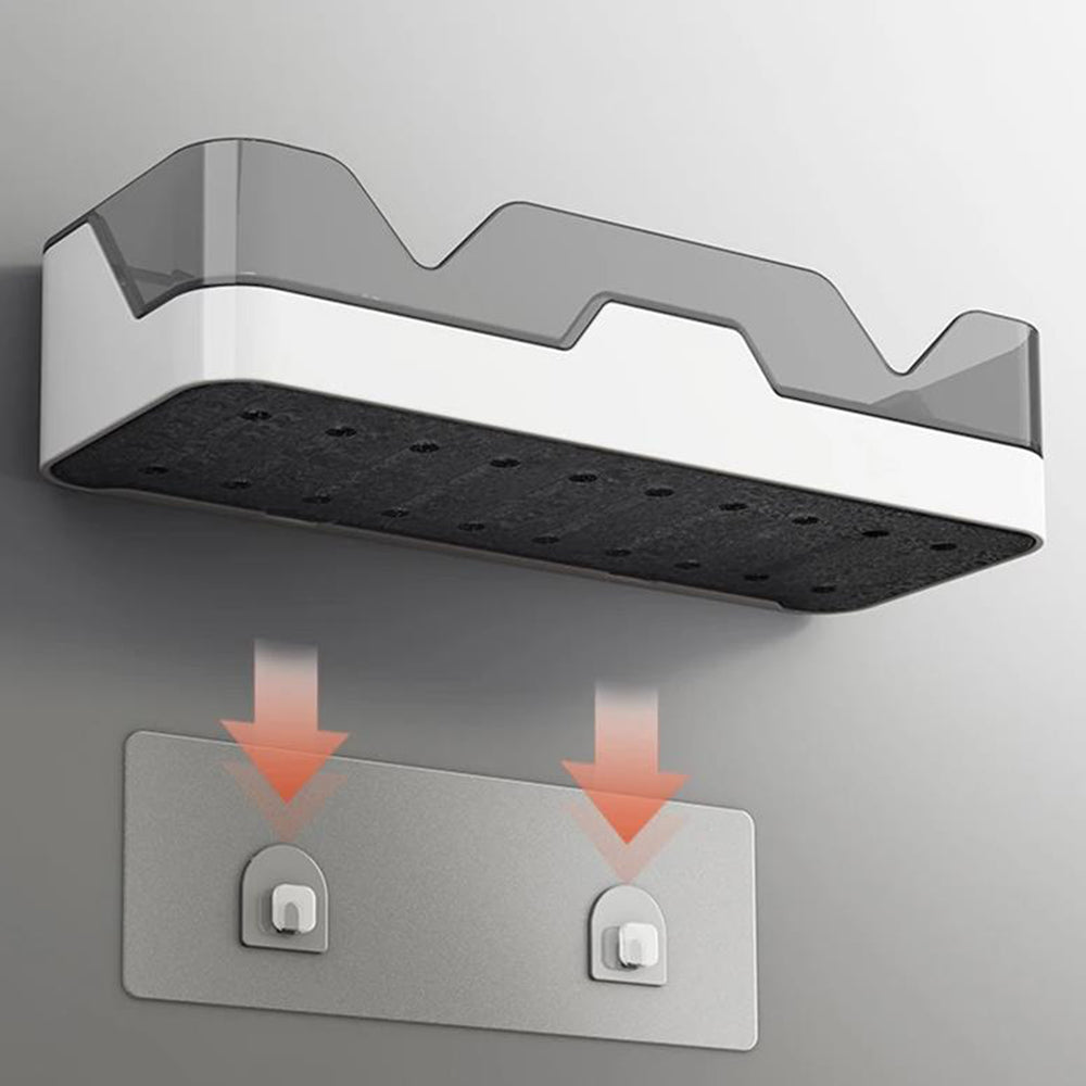 Wall Mount Bathroom Shower Caddy No Drilling Double Layer Shower Shelf