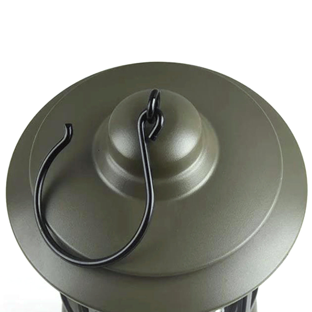 Retro Tent Camping LED Light Portable Rechargeable Night Lamp Green