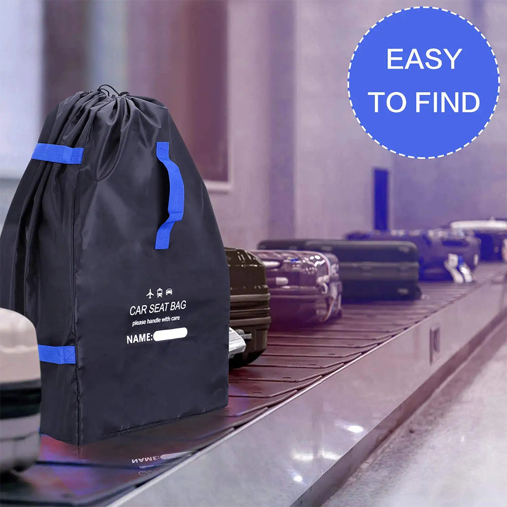 Safety Seat Travel Storage Bag for Airplane Gate Check Blue