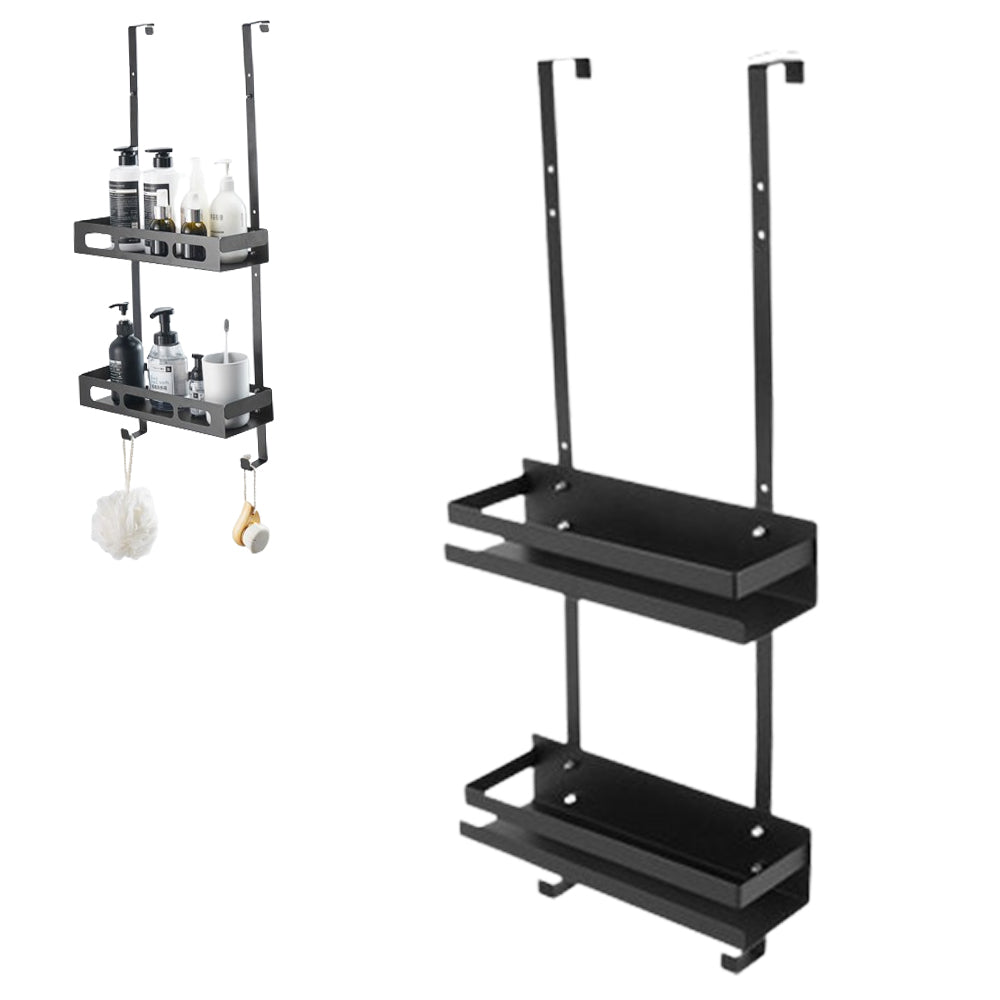 2-Tier Bathroom Shower Caddy Hanging Shelf Bath Storage Holder Rack ST2