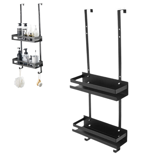 2-Tier Bathroom Shower Caddy Hanging Shelf Bath Storage Holder Rack ST2