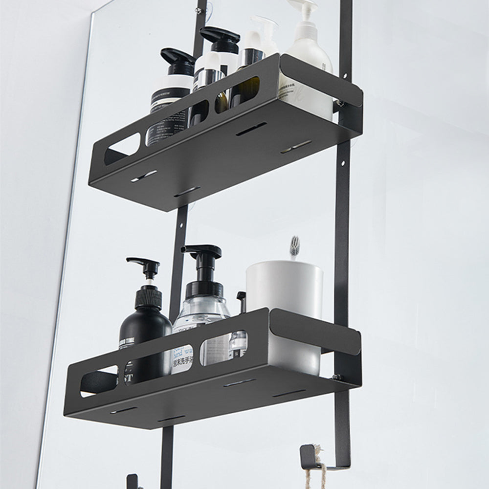 2-Tier Bathroom Shower Caddy Hanging Shelf Bath Storage Holder Rack ST2