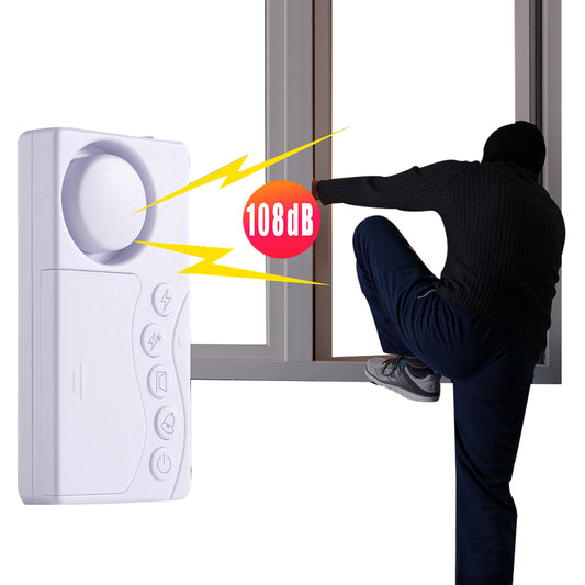 4 in 1 Magnetic Door Window Intrude Detector Wireless Security Alarm