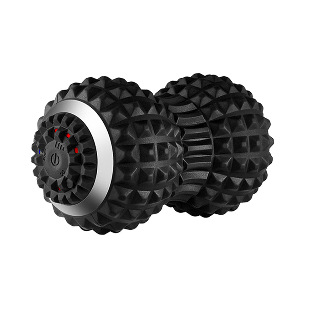 Vibrating Roller Massager Electric Massage Ball Muscle Pain Relief Black