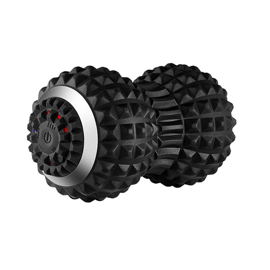 Vibrating Roller Massager Electric Massage Ball Muscle Pain Relief Black