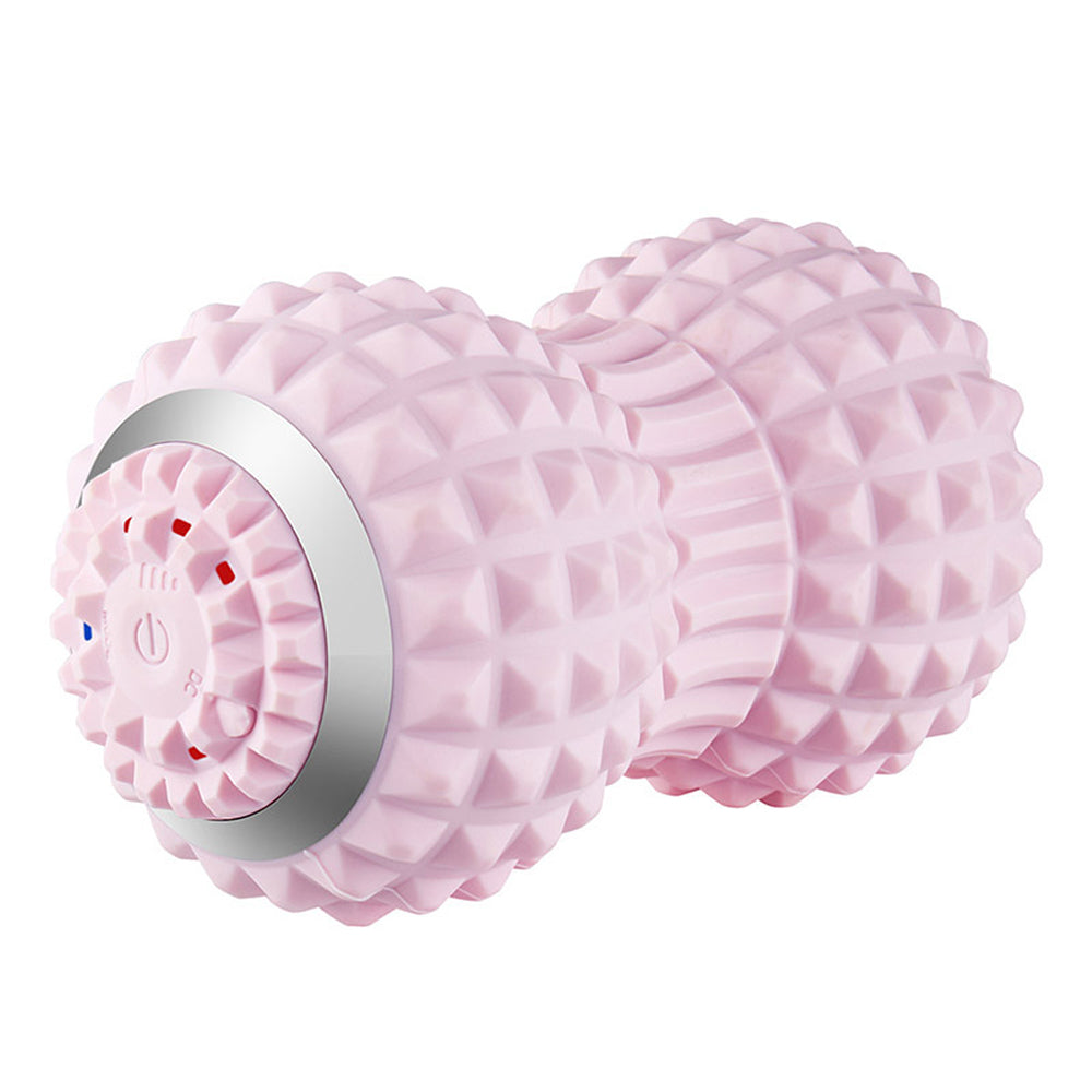 Vibrating Roller Massager Electric Massage Ball Muscle Pain Relief Pink