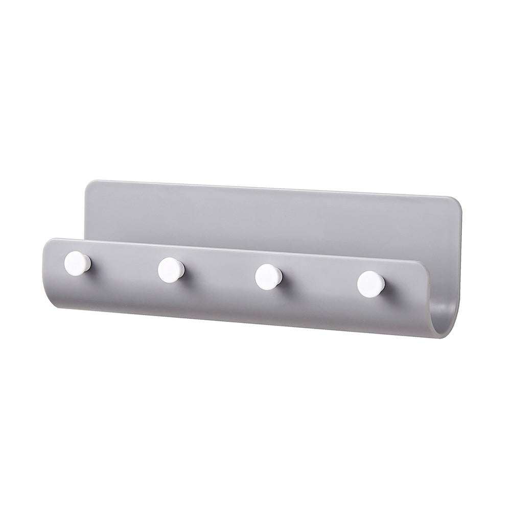 Key Holder Wall Mounted Hanger Hooks Key Storage Rack Grey