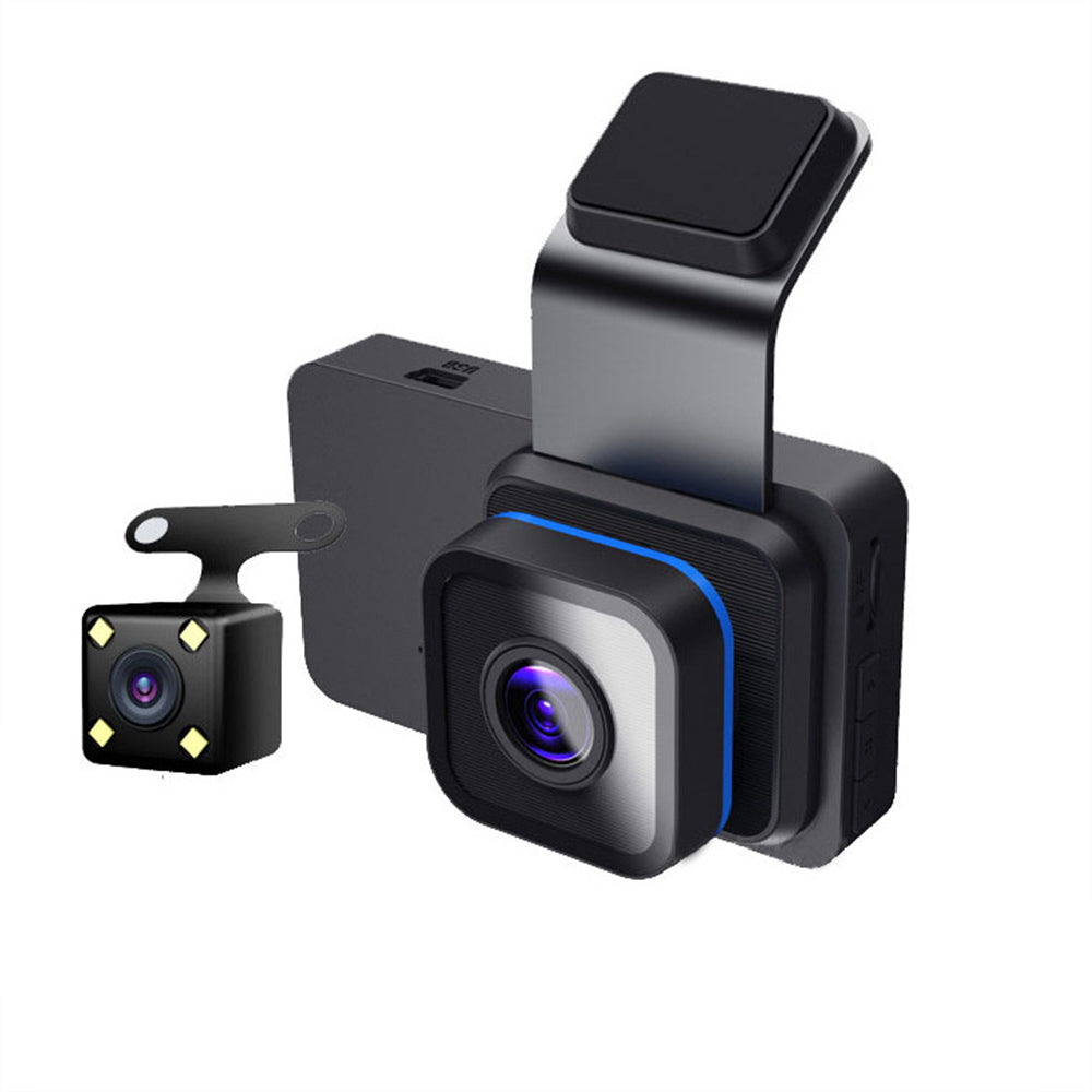 WIFI Dual Dash Cam Front and Rear HD 1296P Night Vision Recorder Camera