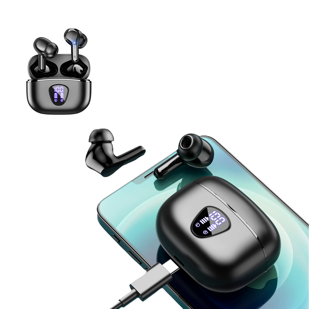 Wireless Earbuds Bluetooth 5.3 In-Ear Headphones HiFi Stereo with LED Display