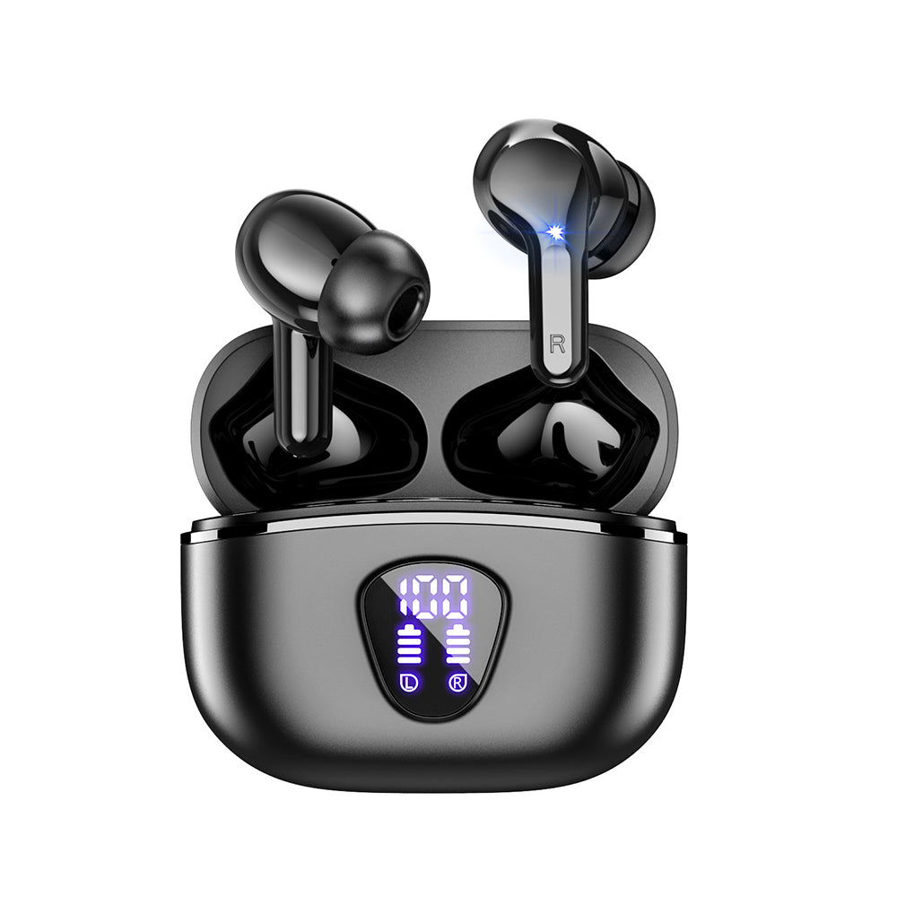 Wireless Earbuds Bluetooth 5.3 In-Ear Headphones HiFi Stereo with LED Display