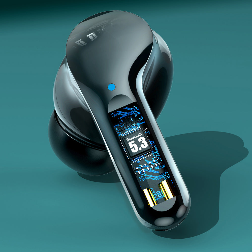 Wireless Earbuds Bluetooth 5.3 In-Ear Headphones HiFi Stereo with LED Display