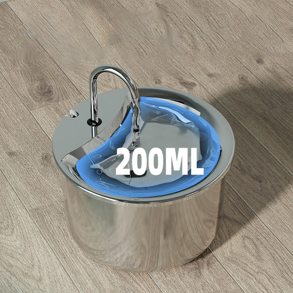 Stainless Steel Automatic Electric Pet Water Dispenser Cat Dog Water Fountain