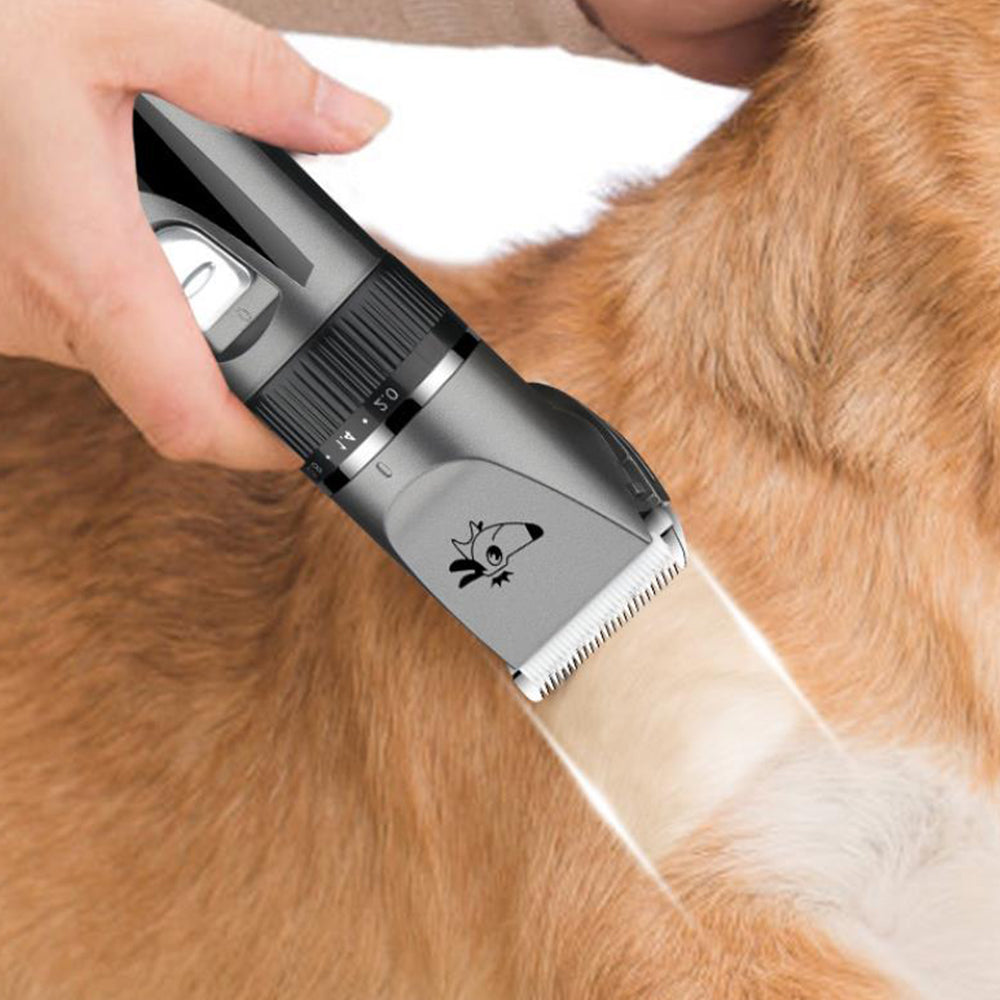 Pet Electric Clipper Grooming Trimmer Shaver Cordless Kit with 4 Combs