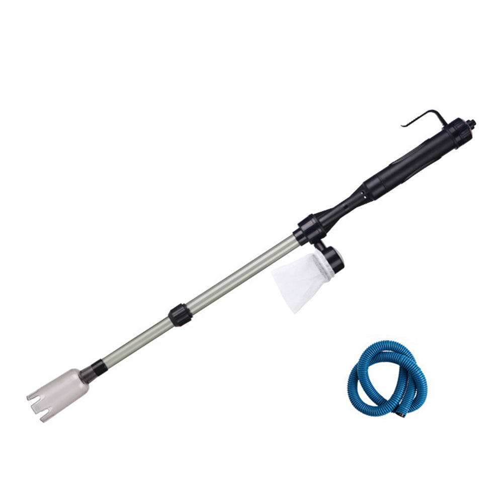 Electric Siphon Vacuum Cleaner Aquarium Fish Tank Clean Pump Water Change Gravel