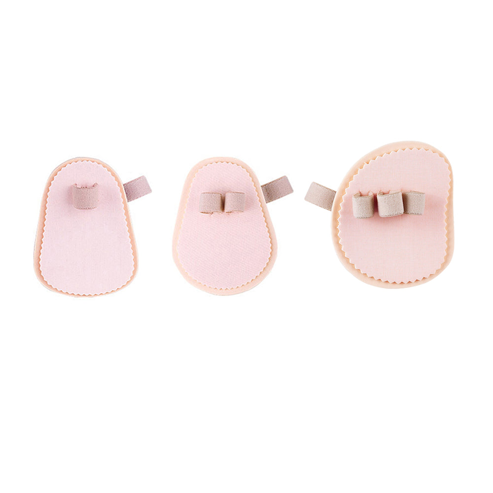 3Pcs Adjustable Toe Straightener Pad Splint Hammer Toe Corrector Valgus Hallux