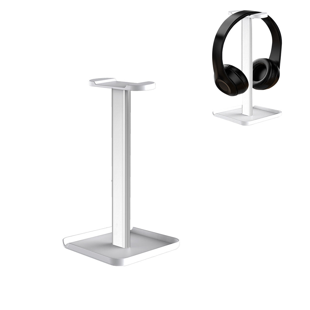 Headset Stand Multi-Purpose Headphone Bracket Hanger Desk Display Holder White