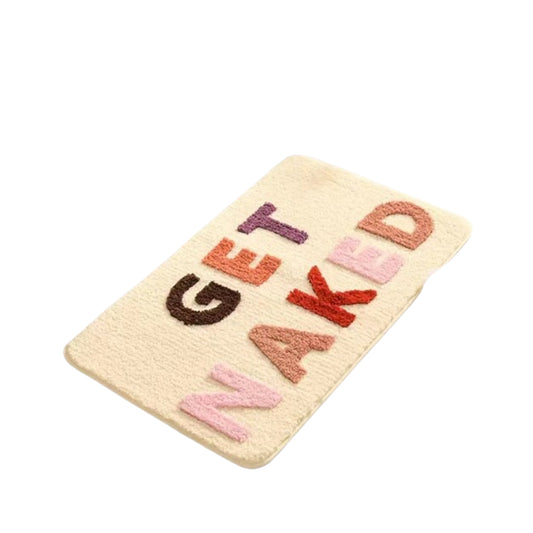 Bathroom Rug Door Mat Outdoor Carpet Home Pattern Decor Yellow