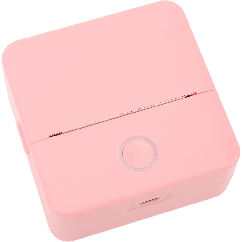 Mini Wireless Bluetooth Thermal Printer Photo Inkless Sticker Printer Pink