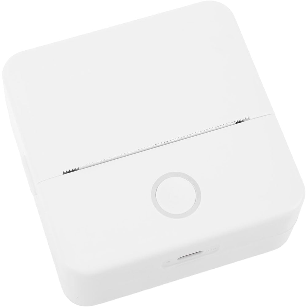 Mini Wireless Bluetooth Thermal Printer Photo Inkless Sticker Printer White