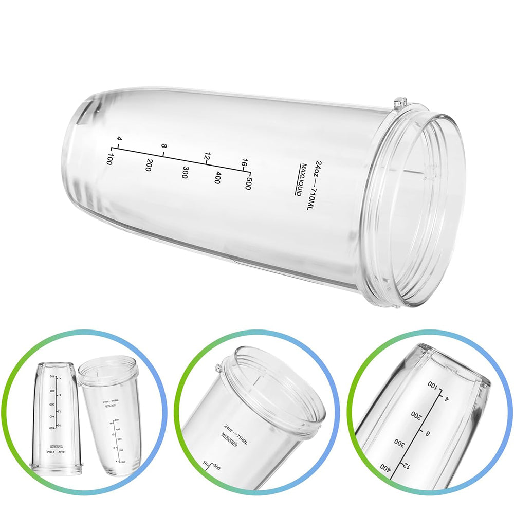Blender Replacement Accessories 7 Fin Extractor Blade Cup Lid for Nutri Ninja