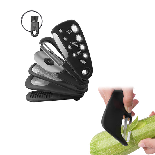 6Pcs Kitchen Gadget with Brush Space Saving Cooking Tool Set Kitchen Accessories