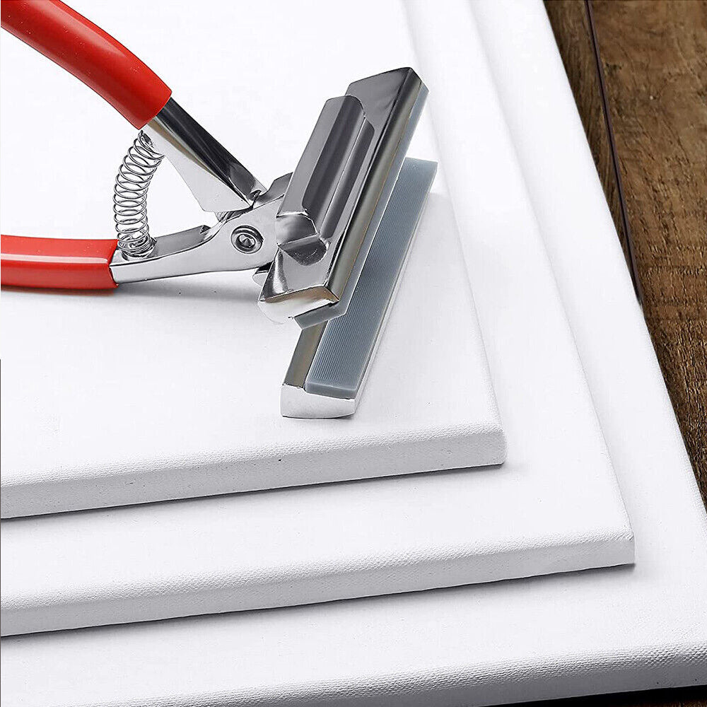 2Pcs Canvas Stretching Kit Plier Wide Jaw Stainless Stretcher Framing Paint Tool