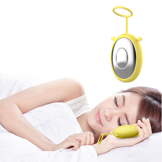 Sleep Device Hand Held Ergonomic Sleep Aid Machine Improve Sleep Relief Yellow
